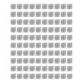 thumbnail image 1 of Pack of 100 resin reflective stickers for total station, 3 x 3 cm, 1 of 4
