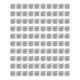 thumbnail image 1 of Pack of 100 resin reflective stickers for total station, 3 x 3 cm, 1 of 4