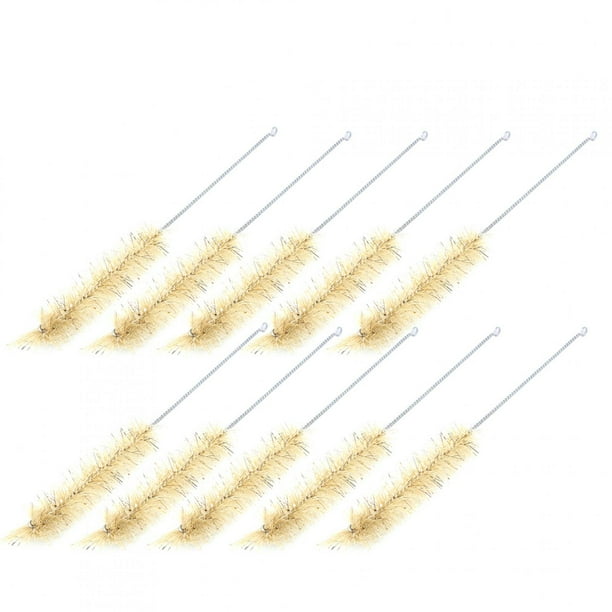 Cepillo de limpieza BuyWeek 10 piezas de tubos de ensayo de vidrio Suministros de laboratorio Funcionalidad inteligente