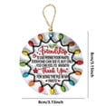 thumbnail image 3 of ¡Precios Bajos Siempre!, 2024 Regalos navideños colgantes para familiares y compañeros Decoración redonda para árbol de Navidad Akmoler, 3 of 8