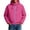 Hot Pink #3, variant on Evdexr Men's Rain Jacket Lightweight Zip Up Waterproof Outerwear Fall Winter Outdoor Hiking Coat Hooded Windbreaker Jackets with Zipper Pockets 3XL