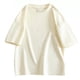 thumbnail image 2 of pstuiky camiseta de hombre, Blusa informal de manga corta con cuello redondo y color liso para hombre ropa de hombre m, 2 of 7