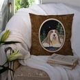 thumbnail image 3 of Carolines Treasures SS8529PW1414 Starry Night Bearded Collie Fabric Decorative Pillow, 14Hx14W, multicolor, 3 of 4