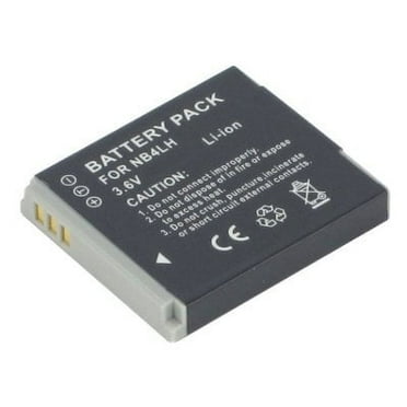 Battpit: Digital Camera Battery Replacement for Canon Digital IXUS 60 (900 mAh) NB4L 3.6 Volt Li-ion Digital Camera Battery