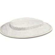 Raindrops Black Cooling Cap for Women, White Cocktail Hat, Stylish Comfortable Headpiece, Fashionable Accessory