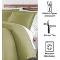 thumbnail image 2 of Neutral Solid Color 3-Piece Duvet Cover Set by Southshore Fine Linens, 2 of 9