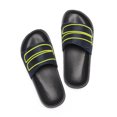 thumbnail image 3 of Dream Pairs Kids Boys Girls Slides Sandals Hook and Loop Slip On Summer Beach Water Shoes SDSS221K NAVY/YELLOW Size 3 Little Kid, 3 of 5
