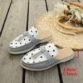 thumbnail image 5 of SuTry Women's Polka Dot Mules Slip On Color Block Round Toe Platform Adjustable Strap Comfortable Casual Walking Half Shoes(39), 5 of 9