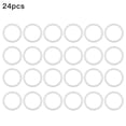 thumbnail image 1 of Jar Seal O-ring Herramienta de sellado de tapa de lata Anillo de sello de silicona flexible en forma de O con ranura, 86 mm, 24 piezas Jumpingount HA000586-04B, 1 of 7