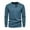 Blue, variant on Zylanna Men's Henley Shirts, Button Crew Neck Fashion Solid Color Long Sleeve Casual Pullover for Men Army Green