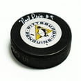 thumbnail image 1 of Noel Price Pittsburgh Penguins Autographed Hockey Puck, 1 of 1