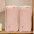 thumbnail image 4 of Quilt Storage Bag, Large Capacity Compressible Storage Bag for Clothes, Blankets and Bedding, Moving and Closet Organization Storage Bag with Zipper Closure and Handle^, 4 of 6