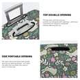 thumbnail image 4 of Goofa Retro Bunny Floral Pattern Luggage Covers For Suitcase,Suitcase Cover Protector Fit 18-32 Inch Luggage-Small, 4 of 9
