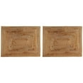 thumbnail image 2 of 2 pcs Table Mats Non Slip Rattan Placemats Dining Table Heat Resistant Woven Place Mats Insulation Heat Resistant Mats, 2 of 5