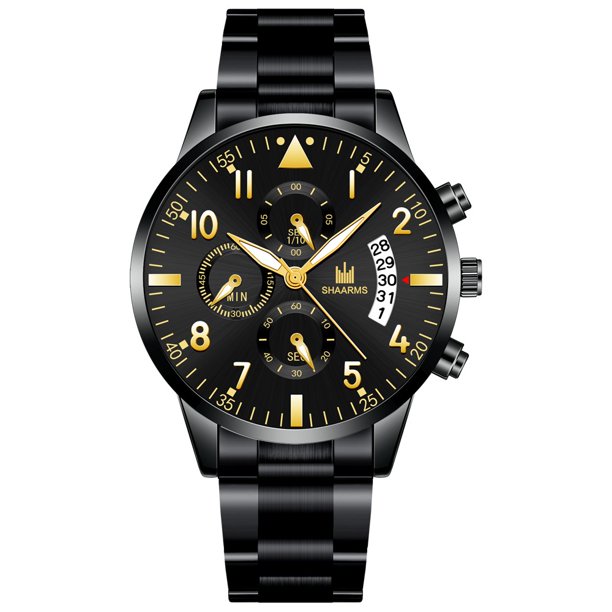Reloj de hombre Reloj de acero inoxidable de lujo Calendario/Casual/Negocios/Deportes