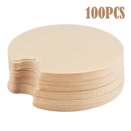 

HUKOER 100pcs Disposible Paper Filter for Reusable Tassimo Coffee Capsule Protect From Block Keep Capsule for Cleaning D42