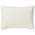 thumbnail image 4 of Nanshing Myrne 7 Piece Modern Solid Color Waffle Quilt Set, White, King, 4 of 8