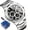 Silver Black, variant on Business Man Wristwatch Date Chronograph Waterproof Luminous Luxury Men Watch Stainless Steel Quartz Men's Watches Male