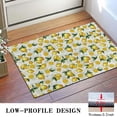 thumbnail image 3 of Yellow Lemon Fruit Leaves Beige Pattern Door Rugs,Washable Non Slip Door Mats Indoor,Decorative Door Mats,Entry Mat Indoor for Entrance,Bedroom,Kitchen,Bathroom,16"x24", 3 of 6