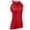Red, variant on Champro Infinite V-Neck Short Sleeve Softball Jersey Women's Scarlet