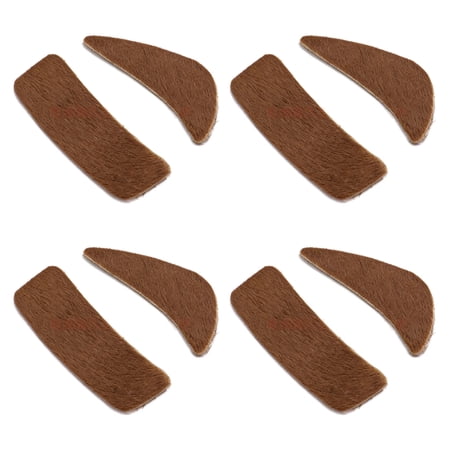 4 Set Furs Coated Arrows Rest Pad With Unique Split Structure Adhesive Backed Sticker Suitable for Various Bows Types