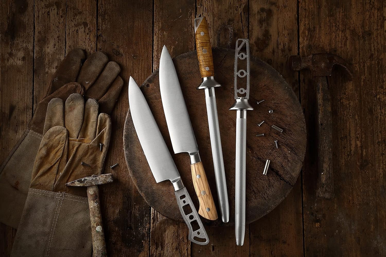 Katsura Cutlery  8 in. 3 Layers Forged Gyuto Blank Chef Knife