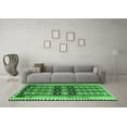 thumbnail image 3 of Ahgly Company Indoor Square Southwestern Emerald Green Country Area Rugs, 4' Square, 3 of 4