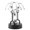 Electroplated Silver and Black, variant on Kinetic Perpetual Motion Desk Toy 7.9" #B102 Electronic Swinging Celestial Art Decor