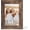 Rustic Brown, variant on 6x6 Picture Frame with Glass, Display Pictures 4x4 with Mat or 6 x 6 without Mat - Wall and Tabletop, 6 by 6 Photo Wooden Frames (Black, 1 Pack)