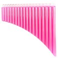 thumbnail image 1 of Flauta 18 tubos Panpipe música instrumento de viento y bolsa para estudiantes principiantes, Idea de regalo para músico principiante358, 1 of 5