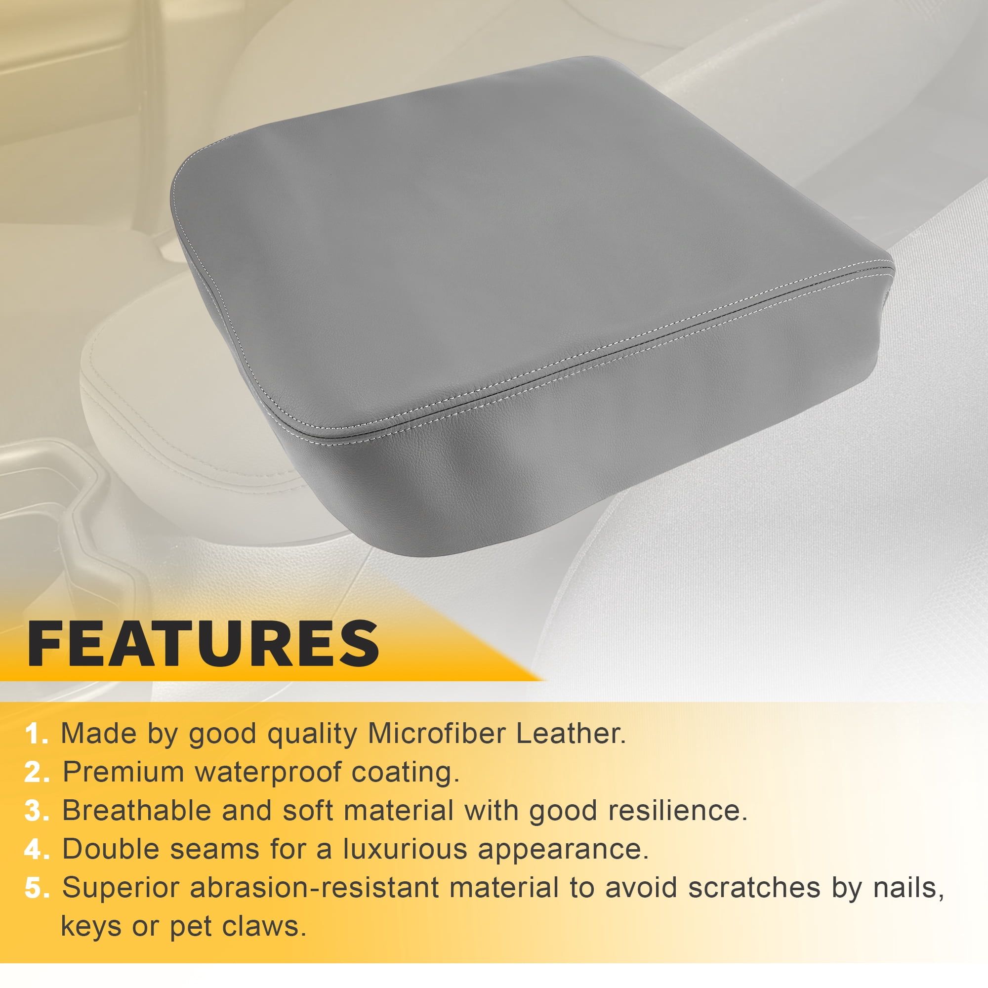 Unique Bargains Center Console Armrest Cover for Dodge for Ram 1500 2500 3500 2002-2008