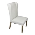 thumbnail image 2 of Wilcox Fabric Upholstered Side Chair in White, 2 of 2