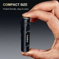 thumbnail image 5 of Multi-Functional Aluminum Alloy Mini Flashlight - Compact, Durable & Bright Torch for Outdoor Activities, Emergency & Daily Use - Lightweight EDC Flashlight with Multiple Functions, 0.6*2.8in, Black, 5 of 6