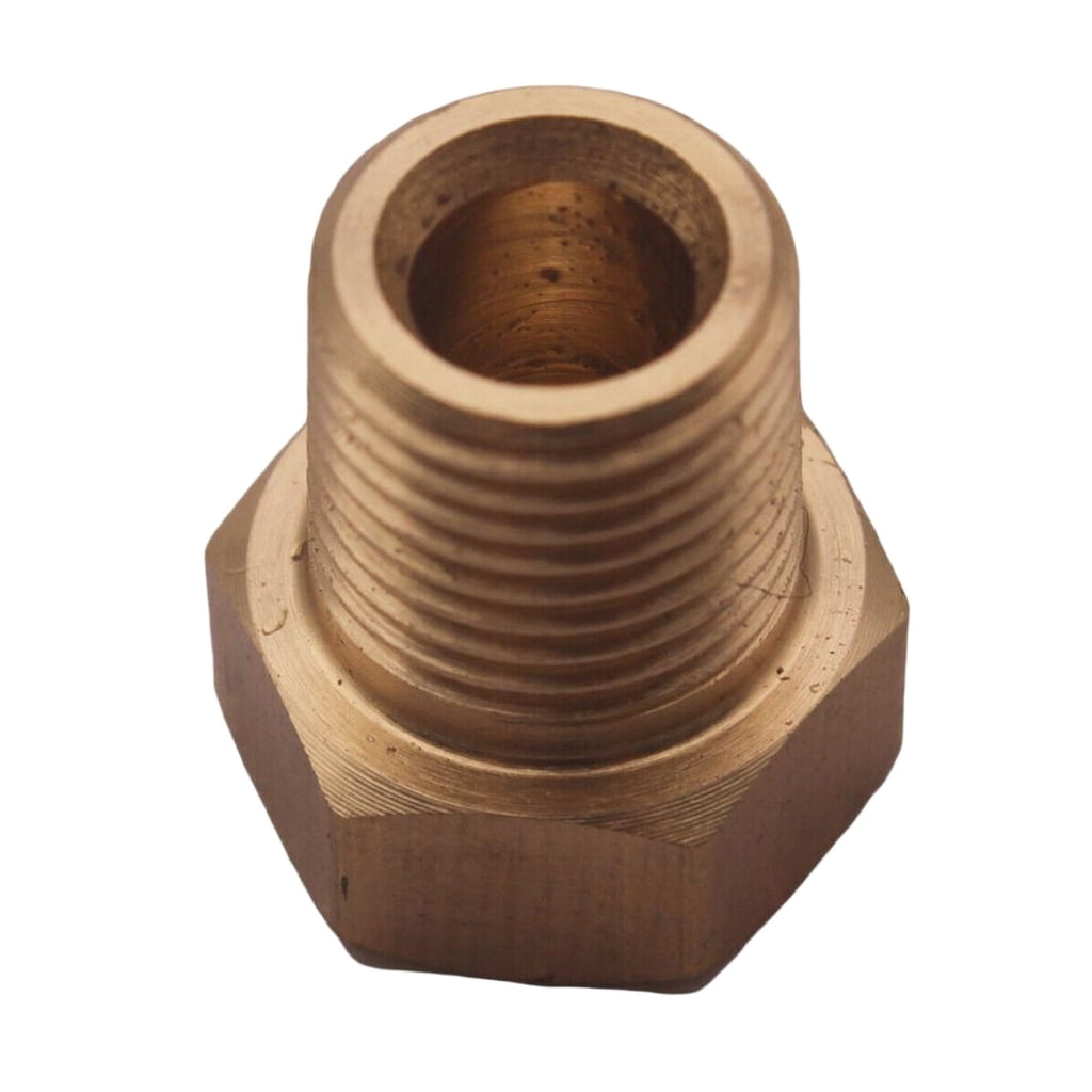 PATIKIL 1/4 NPT Male Brass Square Plug Fittings, 5Pcs