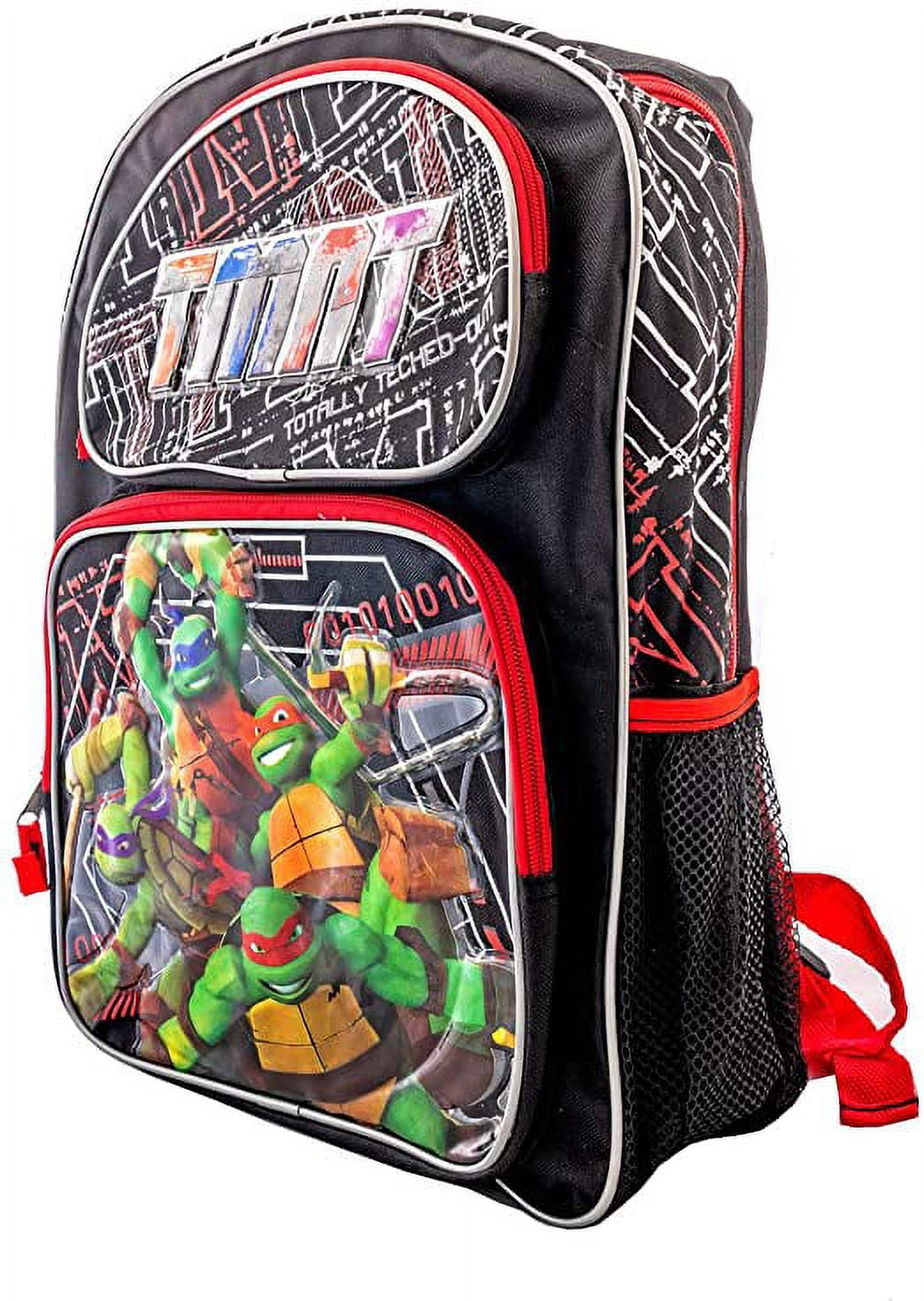 Teenage Mutant Ninja Turtles Black and Red 16" School Backpack