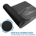 thumbnail image 6 of "Giant XL Gaming Mouse Pad: 31.5x11.8inch Non-Slip Desk Mat with Seamed Edges, Durable and Waterproof - Ideal for Keyboard and Mouse, Black", 6 of 7