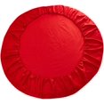 thumbnail image 1 of Drap-housse Rond en Coton Uni, Rouge, 1 of 7