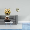 thumbnail image 2 of Escultura De Animal Moderna, Estatua De Cabeza De Latón Para Entrada, Sala De Estar, Estantería, Mesa, Pasillo, Dormitorio, Oficina, Decoración, Mini Mascota De Té Del Año 2024, 2 of 8