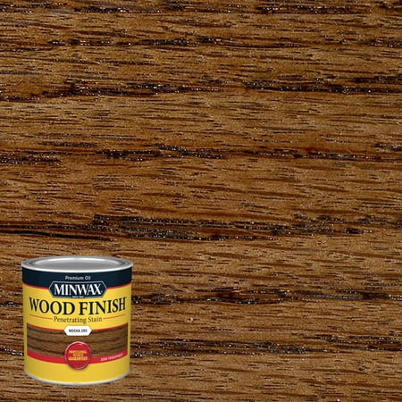 Minwax Wood Finish Penetrating Stain, Oil-Based Stain, Mocha, 1/2 Pint