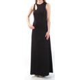 thumbnail image 3 of CALVIN KLEIN $109 Womens New 1237 Black Cut Out Full-Length A-Line Dress 2 B+B, 3 of 4
