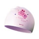 thumbnail image 3 of Gorro de natación de silicona para niños, cómodo y antideslizante, elástico. Rosa, 3 of 9