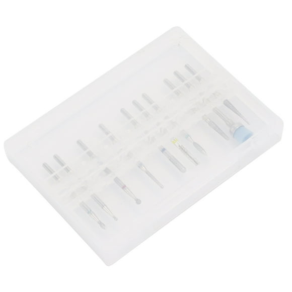 Accesorio para máquina de pedicura, juego de 10 brocas eléctricas para uñas, brocas para máquina de pulido de uñas, valor excepcional