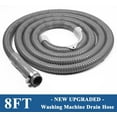 thumbnail image 2 of 8Ft Universal Washing Machine Drain Hose Flexible Extension Hose Fit for Most Household Washing Machines, 2 of 6