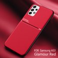 thumbnail image 1 of Jiahe Cover Slim Fit for Samsung Galaxy A53 5G Case, Luxury Elegant Ultra Slim Lightweight with Magnetic Matte Shockproof Non-Slip Soft Grip Flexible Protective Case,Red, 1 of 6