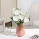 thumbnail image 4 of Bola de flor artificial de crisantemo blanco: ramo de flores falsas para bodas, hogar, decoración interior de hotel, adornos decorativos, 4 of 6