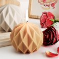 thumbnail image 4 of GFDYREE Diamond Ball Mold Ball Candle Mold Diamond Shape Resin Casting Mold Resin Making Molds Silicone Mold for Candle Home Decorate Mold Candle Making Mold 3D Animal Mold Clay Mold, 4 of 7