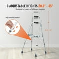 thumbnail image 4 of KFFKFF Collapsible Hemi Walker,Single Arm Mobility Support for Elderly,6-Level Height Customization,Lightweight Aluminum | One-Handed Side Style Aid for Disabled and Handicapped,Supports up to 350LBS, 4 of 9