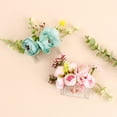 thumbnail image 3 of Shining Wedding Jewelry Headwear Headpiece Flower Hair Comb Bridal Crystal Hair Ornaments Bridal Hair Accessories Flower Leaf Hair Comb 6, 3 of 8