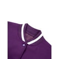 thumbnail image 4 of Franhais Women's Long Sleeve Patchwork Coat, Button-Down Sports Tops, Double Size Pockets Outwear, 4 of 8