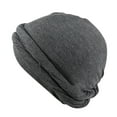 thumbnail image 2 of pstuiky Turbante para hombre, gorro trenzado con forro de satén, preatado, para dormir (circunferencia de cabeza aplicable: 60-62 cm / 23,62-24,41 pulgadas)., 2 of 9